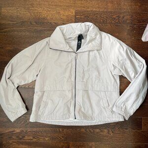 Lululemon Effortless Hidden Hood Jacket-Silver Gray-Size 8